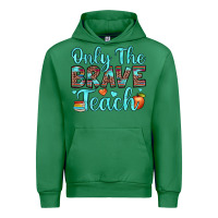 Emerald only the brave teach Urban Hoodie - JahusDesignShop
