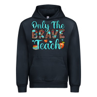 Navy only the brave teach Urban Hoodie - JahusDesignShop