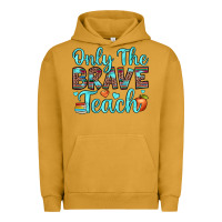 Pigment Peanut Butter only the brave teach Urban Hoodie - JahusDesignShop
