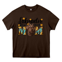 Chocolate Brown western labrador mom Heavy Core Tee - RanaPortraitStore