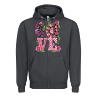 Smoke walentine's day love gemstones Zipper Hoodie - BarkalooDesign