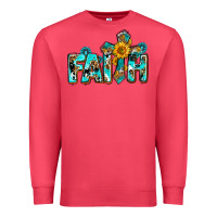 Cardinal faith with cross ado Premium Sweatshirt - AdoDesignShop