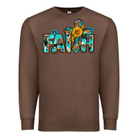 Chestnut faith with cross ado Premium Sweatshirt - AdoDesignShop