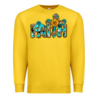 Lemon faith with cross ado Premium Sweatshirt - AdoDesignShop