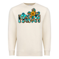 Sandshell faith with cross ado Premium Sweatshirt - AdoDesignShop