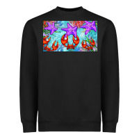 Black crab and starfish  cup Heavyweight Sweatshirt - BarkalooDesign