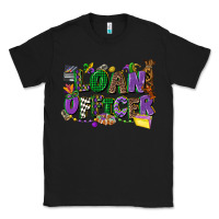 Black loan officer mardi gras cowgirl Classic Tee - CowGirlArtShop