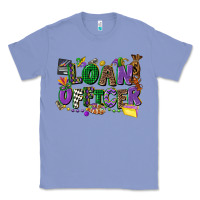 Colony Blue loan officer mardi gras cowgirl Classic Tee - CowGirlArtShop