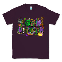Plum loan officer mardi gras cowgirl Classic Tee - CowGirlArtShop