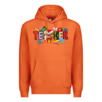 Carrot Christmas teacher Premium Hoodie - CowhideDigitalArt