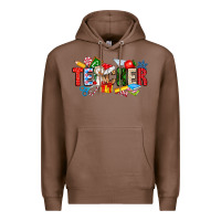 Chestnut Christmas teacher Premium Hoodie - CowhideDigitalArt