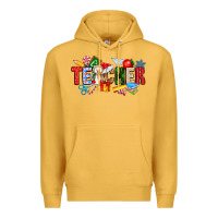 Mustard Christmas teacher Premium Hoodie - CowhideDigitalArt
