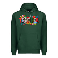 Sports Green Christmas teacher Premium Hoodie - CowhideDigitalArt