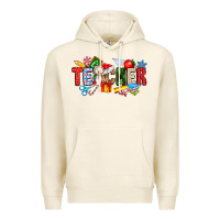 Tofu Christmas teacher Premium Hoodie - CowhideDigitalArt