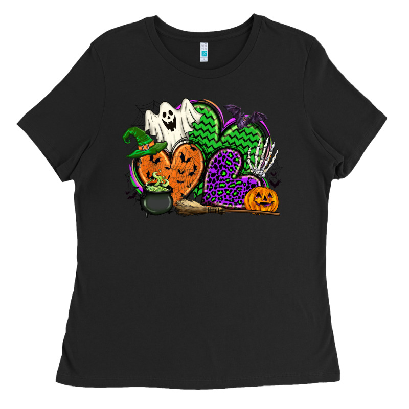 Halloween Heart Ladies Tee by CowGirlArtShop | Teevron