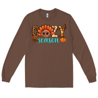 Chestnut turkey cozy season thanksgiving bbs Long Sleeve Tee - BundleAndBundleShop