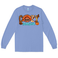 Colony Blue turkey cozy season thanksgiving bbs Long Sleeve Tee - BundleAndBundleShop