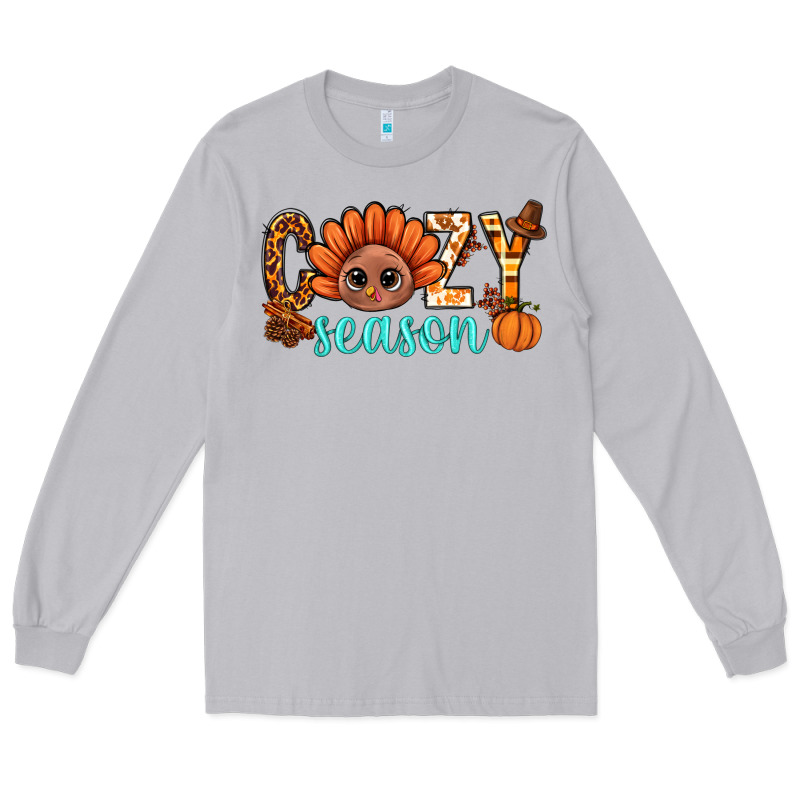 Turkey Cozy Season Thanksgiving Bbs Long Sleeve Tee by BundleAndBundleShop | Teevron