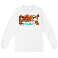 White turkey cozy season thanksgiving bbs Long Sleeve Tee - BundleAndBundleShop