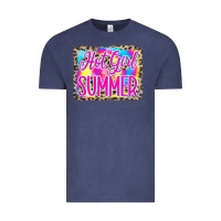 Hot Girl Summer Tie Dye Leopard Vintage Tee | Teevron