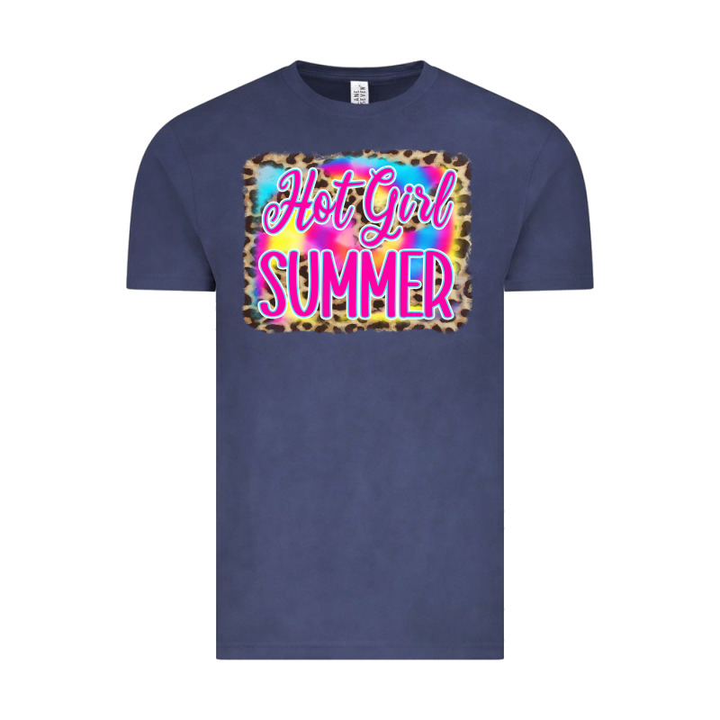 Hot Girl Summer Tie Dye Leopard Vintage Tee by CowCowDesign | Teevron