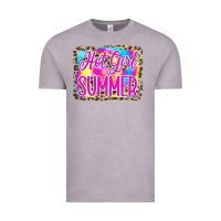 Vintage Zinc Hot Girl Summer Tie Dye Leopard Vintage Tee - CowCowDesign