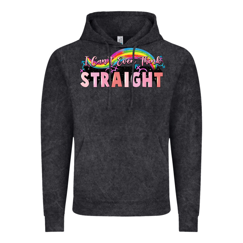I Cant Ever Think Straight Vintage Hoodie by FaDigitalArtStudio | Teevron