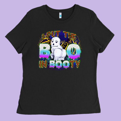 I Put Boo In Booty Ladies Tee Designed By Cowgirlartshop