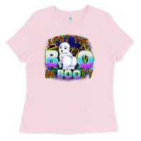 Bubblegum Pink i put boo in booty Ladies Tee - CowGirlArtShop