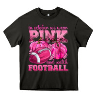 Asphalt In October We Wear Pink Watch Football Heavy Core Tee - texasbilliewilder