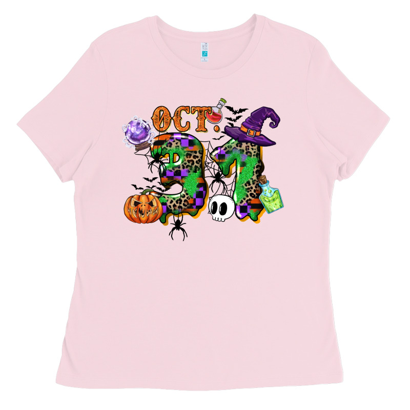October 31 Ladies Tee by CowGirlArtShop | Teevron