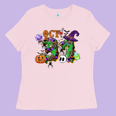 October 31 Ladies Tee Designed By Cowgirlartshop
