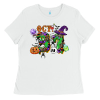 White october 31 Ladies Tee - CowGirlArtShop