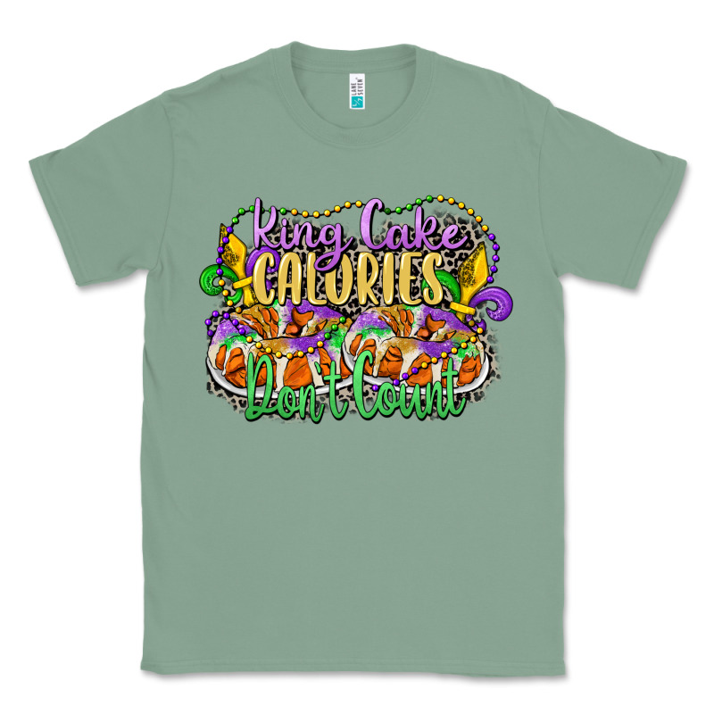 King Cake Calories Dont Count Classic Tee by CowGirlArtShop | Teevron