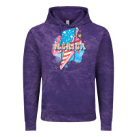 Cloud Purple Merica leopard lightning bolt Vintage Hoodie - FaDigitalArtStudio