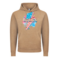 Vintage Coffee Merica leopard lightning bolt Vintage Hoodie - FaDigitalArtStudio