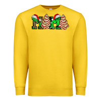 Lemon mama with christmas tree cake ado Premium Sweatshirt - AdoDesignShop