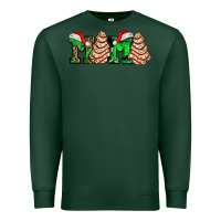Sports Green mama with christmas tree cake ado Premium Sweatshirt - AdoDesignShop