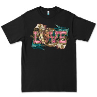 Black Love Horse Premium Tee - HowdyJamesFarm