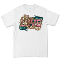 White Love Horse Premium Tee - HowdyJamesFarm