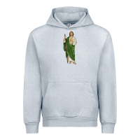Heather Grey san judas1 Urban Hoodie - JahusDesignShop