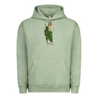 Pigment Oil Green san judas1 Urban Hoodie - JahusDesignShop