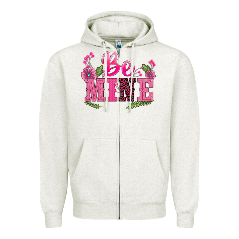 Walentine's Day Be Mine Zipper Hoodie by BarkalooDesign | Teevron