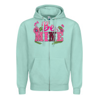 Seafoam walentine's day be mine Zipper Hoodie - BarkalooDesign