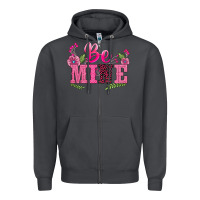 Smoke walentine's day be mine Zipper Hoodie - BarkalooDesign