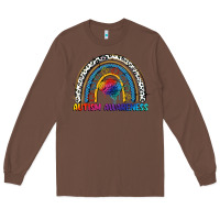Chestnut Autism Awareness rainbow Long Sleeve Tee - FaDigitalArtStudio