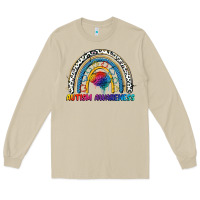 Mushroom Autism Awareness rainbow Long Sleeve Tee - FaDigitalArtStudio