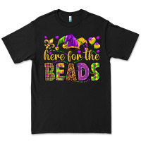 Black Here for the beads Premium Tee - HowdyJamesFarm