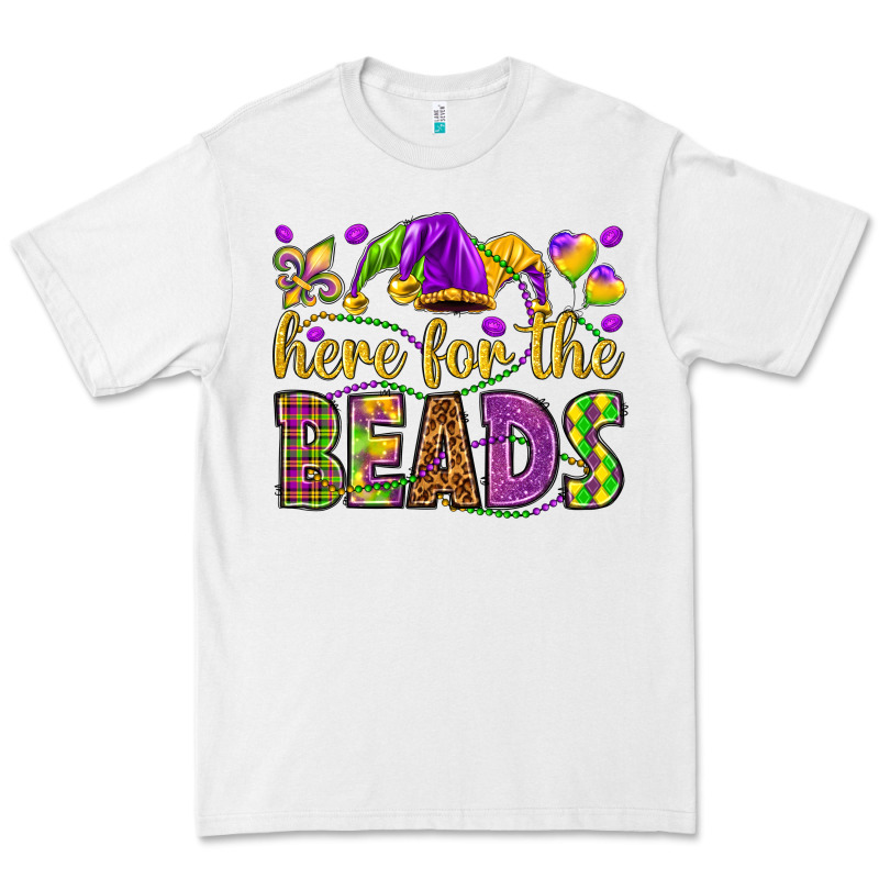 Here For The Beads Premium Tee by HowdyJamesFarm | Teevron