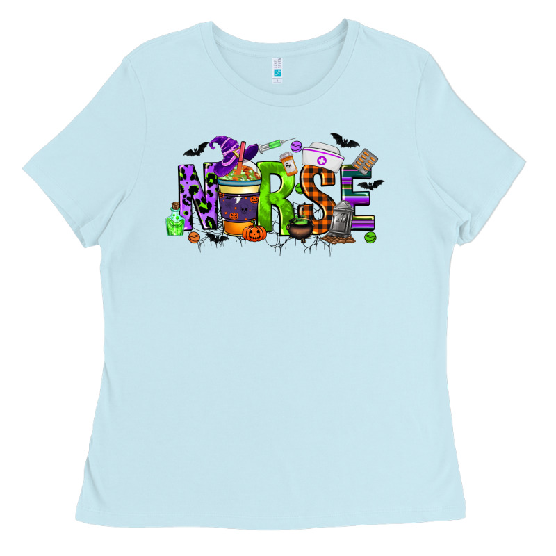 Nurse Coffee Cup Halloween Ladies Tee by CowGirlArtShop | Teevron